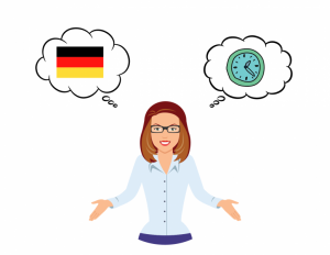 Uhrzeit auf Deutsch