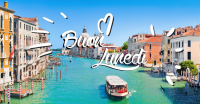 beeld van Italië met buon lunedì op 